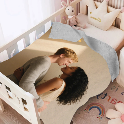 Personalized One-Sided Flannel Blanket with Custom Design – Cozy Gift for Every Occasion