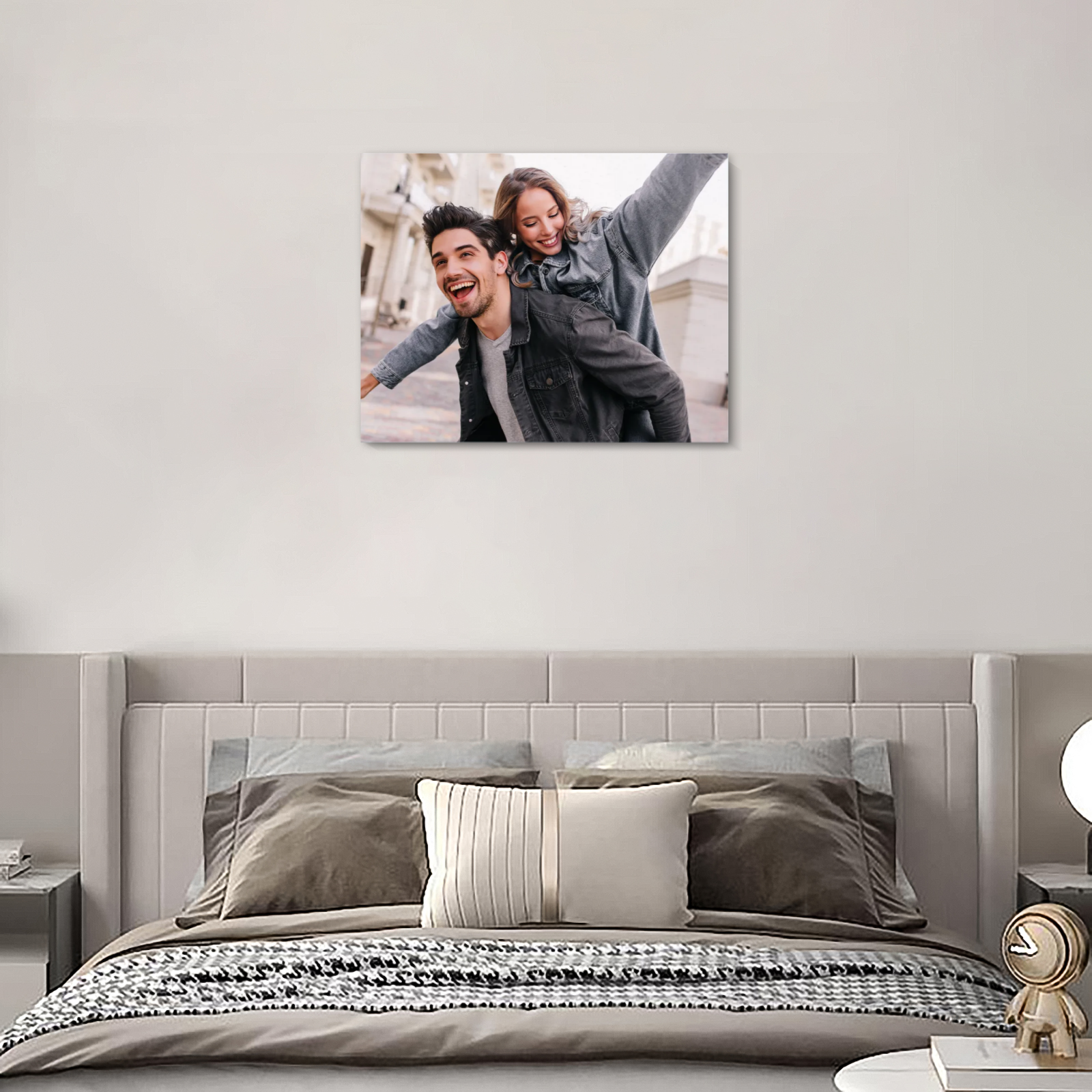 Custom Horizontal Canvas Oil Painting Wall Art – Personalized Photo Print on Canvas for Home Decor and Gifts