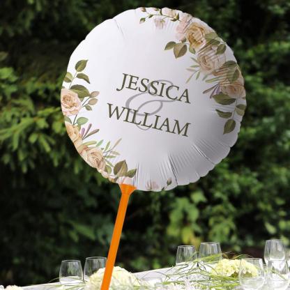 Personalized Name Balloons Wedding Marriage Anniversary Party Decorations Supplies