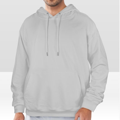 Custom Men's Pullover Hoodie – Personalized Front Print Hoodie with Kangaroo Pocket