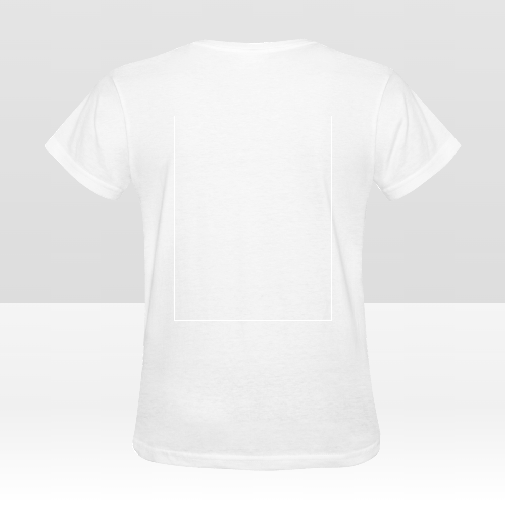 Custom Double-Sided Women's T-Shirt – Personalized Design Tee with Front and Back Printing