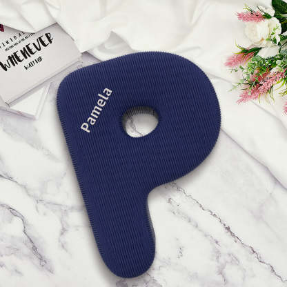 Personalized Alphabet Letter Pillow with Embroidery Name Custom Initial Cushion Unique Gifts