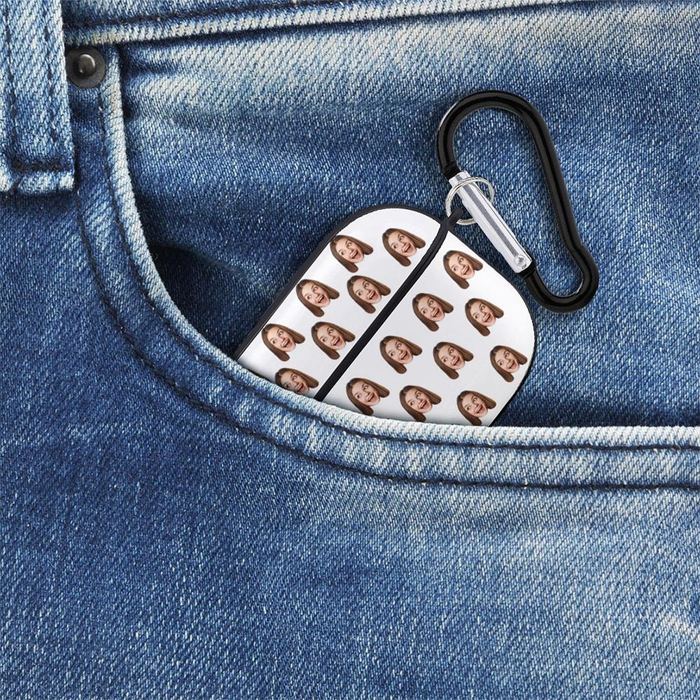 Custom Face Airpods Case Cover for Airpods Pro with Keychain