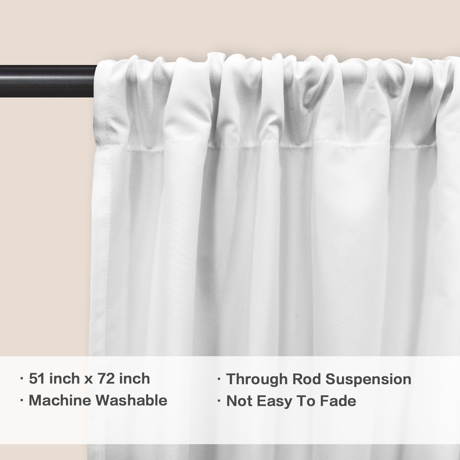 Custom Printed Door Curtain – Personalized Curtain with Your Design for Home or Shop