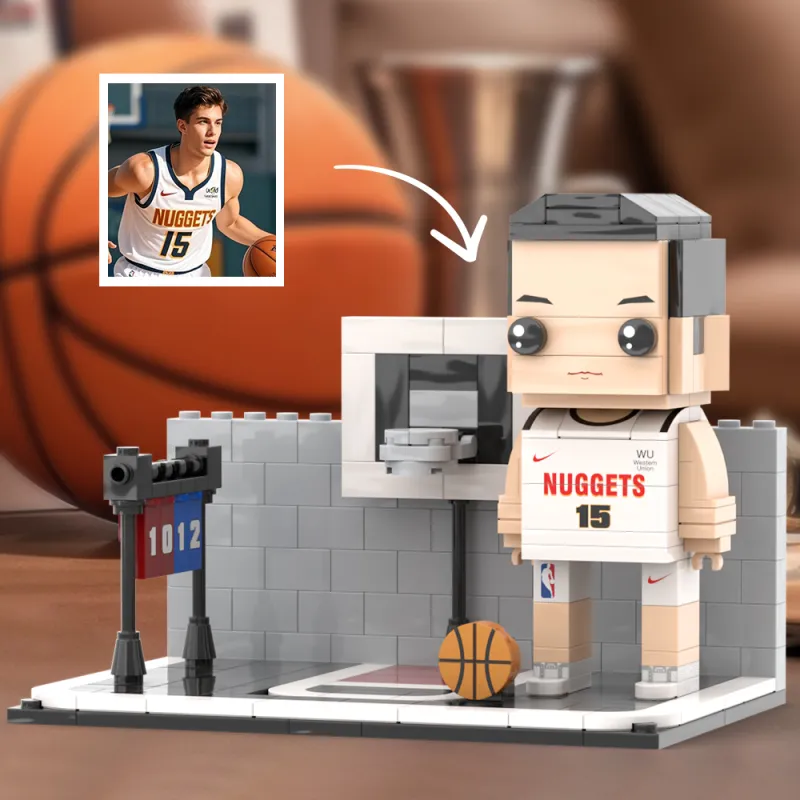 Full Body Customized 1 Person Brick Figures Basketball Theme Gift Birthday Gift Valentines Gift for Basketball Player