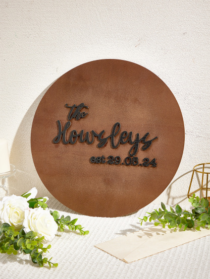 Personalized Wedding Guestbook Sign Custom Wooden Guest Book