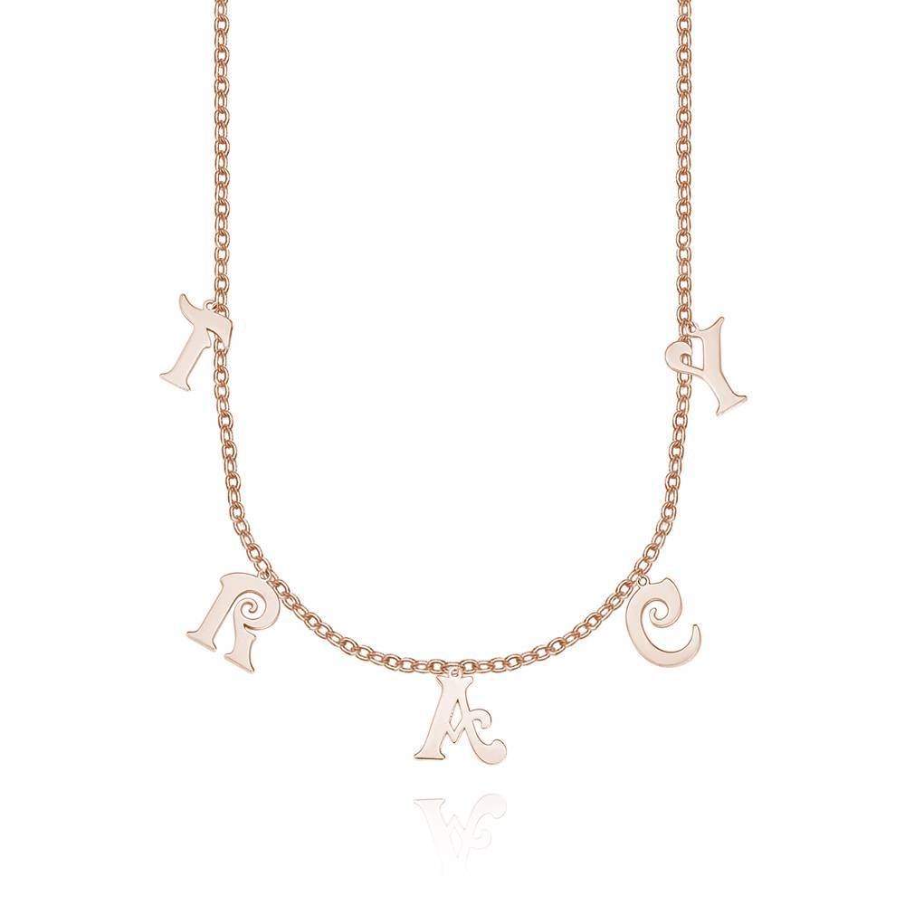 Personalized Sterling Silver Letter Initials Necklace Name Jewelry Necklaces