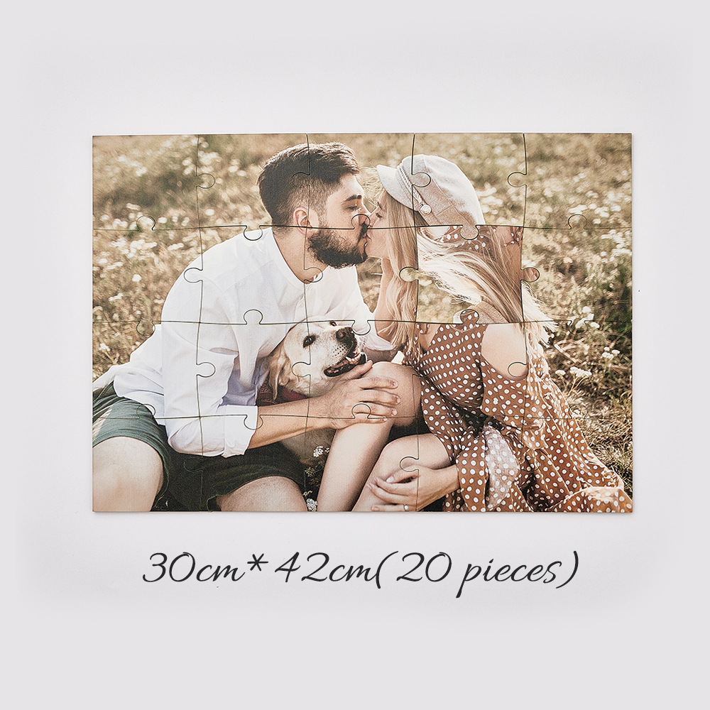 Custom Wooden Jigsaw Puzzle 30CM*42CM (20 Pieces) - Without Frame