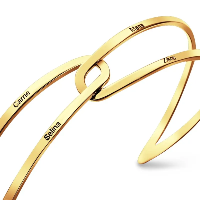 Custom Adjustable Cuff Couple Bracelet Gift Personalized Jewelry Birthday Wedding Bridesmaid for Her