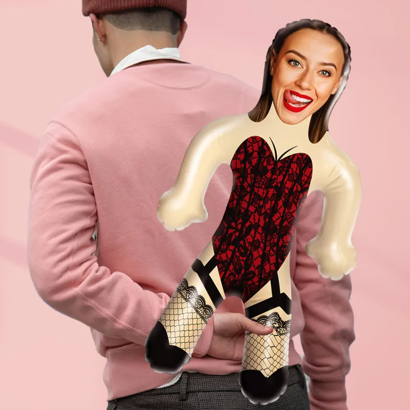 Custom Inflatable Balloon Blow Up Dolls Sexy Bodysuit Doll Custom Face Air Doll  Gift for Couple