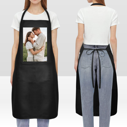 Custom Women’s Waterproof Heat Transfer Apron – Personalized Kitchen Apron with Design & Name