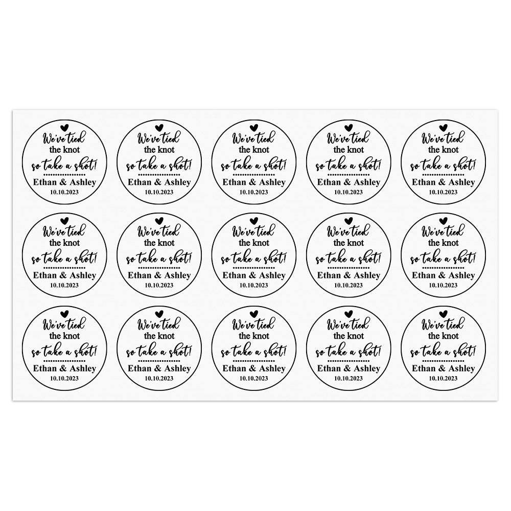 Personalized Thank You Transparent Stickers Round Wedding Birthday Favor labels for Gifts