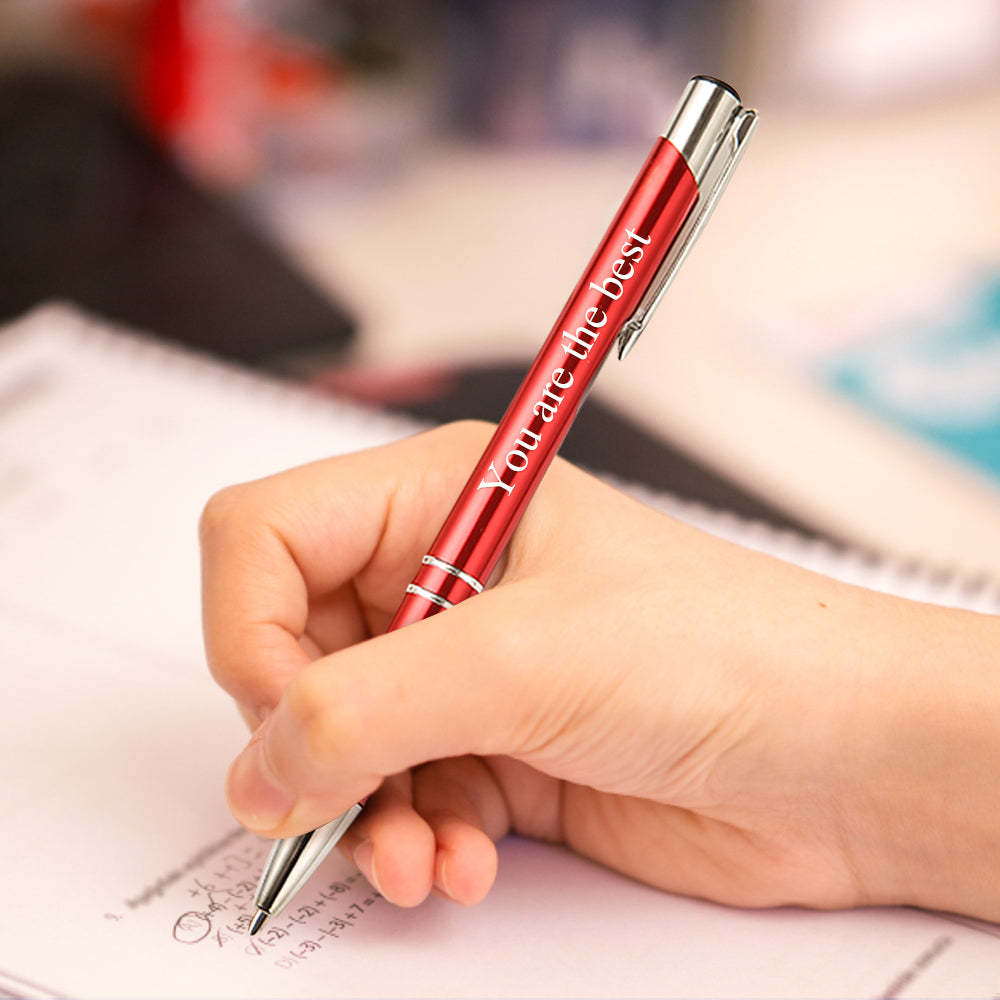 Custom Pens Office Pens Personalized Pens Metallic Printed Name Pen Custom Metal Pen Great Gift Ideas 12 Pieces