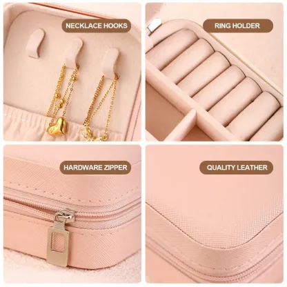 Personalized Jewelry Box with Glitter Letter Bridesmaid Gift for Her