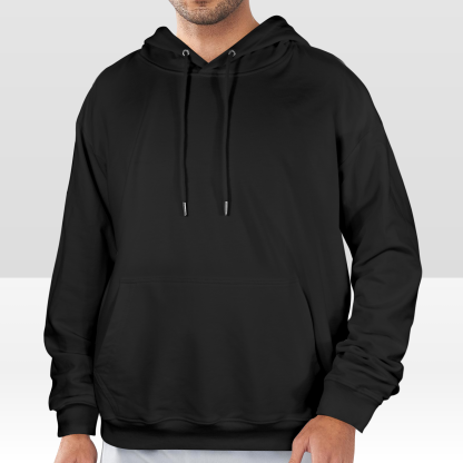 Custom Men's Pullover Hoodie – Personalized Front Print Hoodie with Kangaroo Pocket