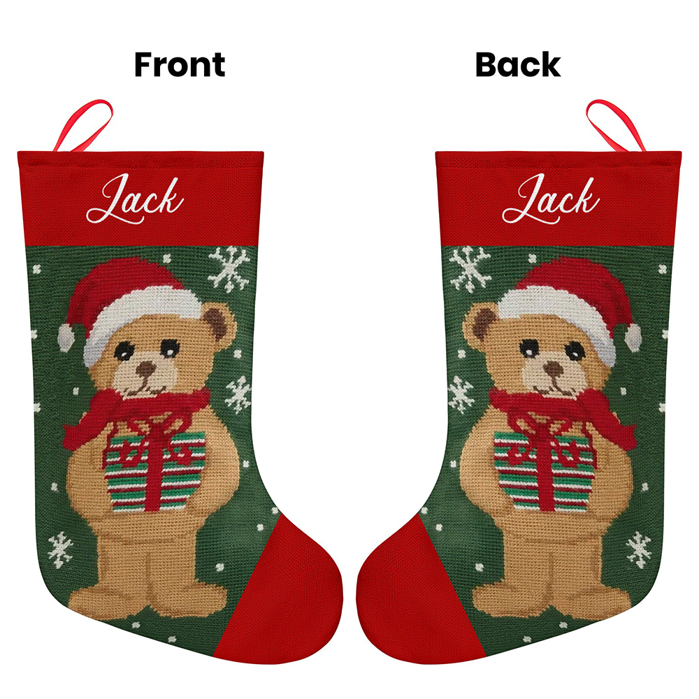 Personalized Christmas Stockings Custom Name Christmas Stocking