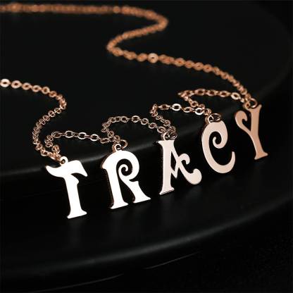 Personalized Sterling Silver Letter Initials Necklace Name Jewelry Necklaces