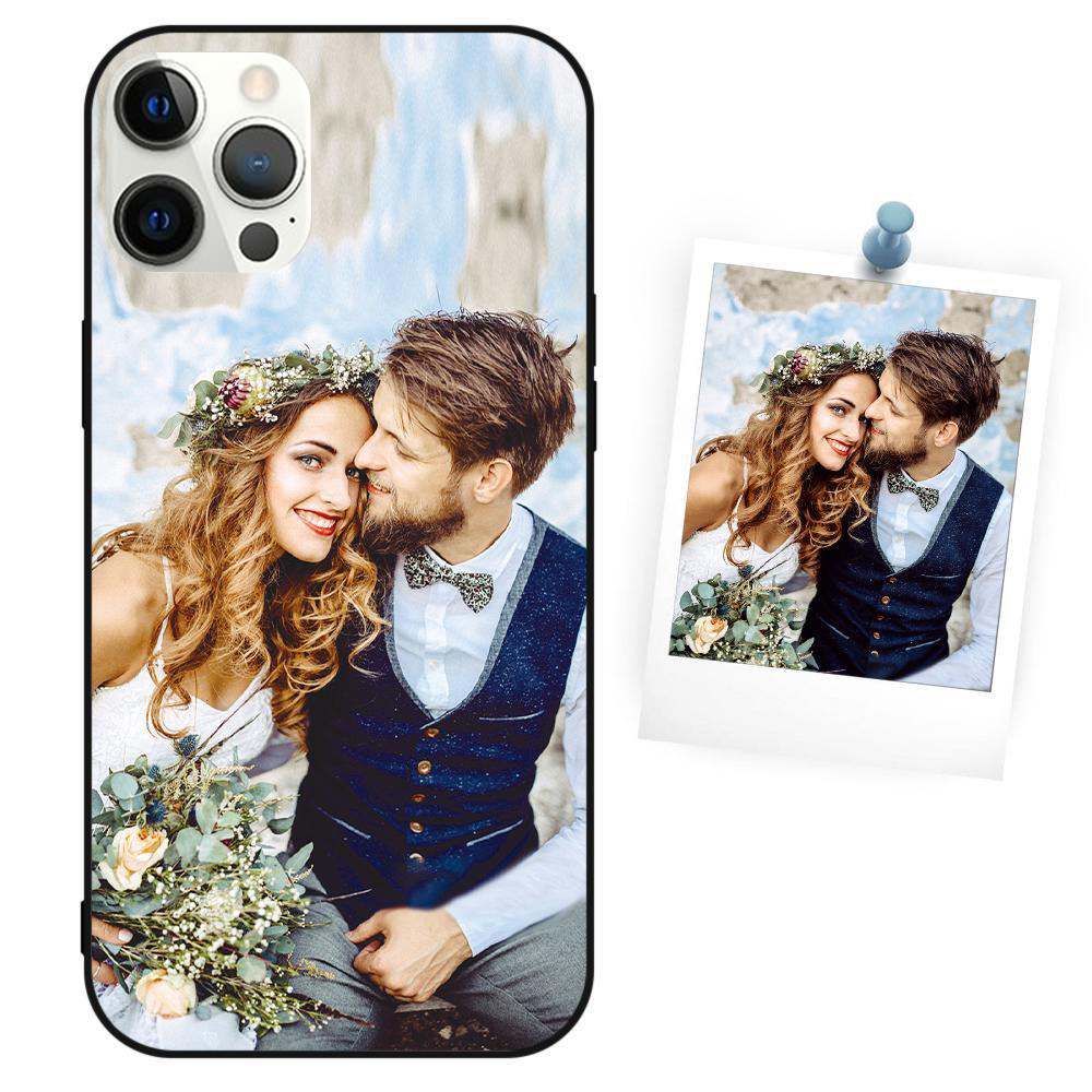 Custom Protective Phone Case Black Matte Soft Shell for iPhone 12 Mini 12 Pro 12 Pro Max