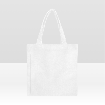 Custom Canvas Tote Bag – Personalized Reusable Shopping Bag with Front Design