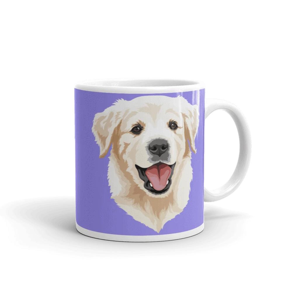 Personalized Dog Face Portrait Coffee Mugs