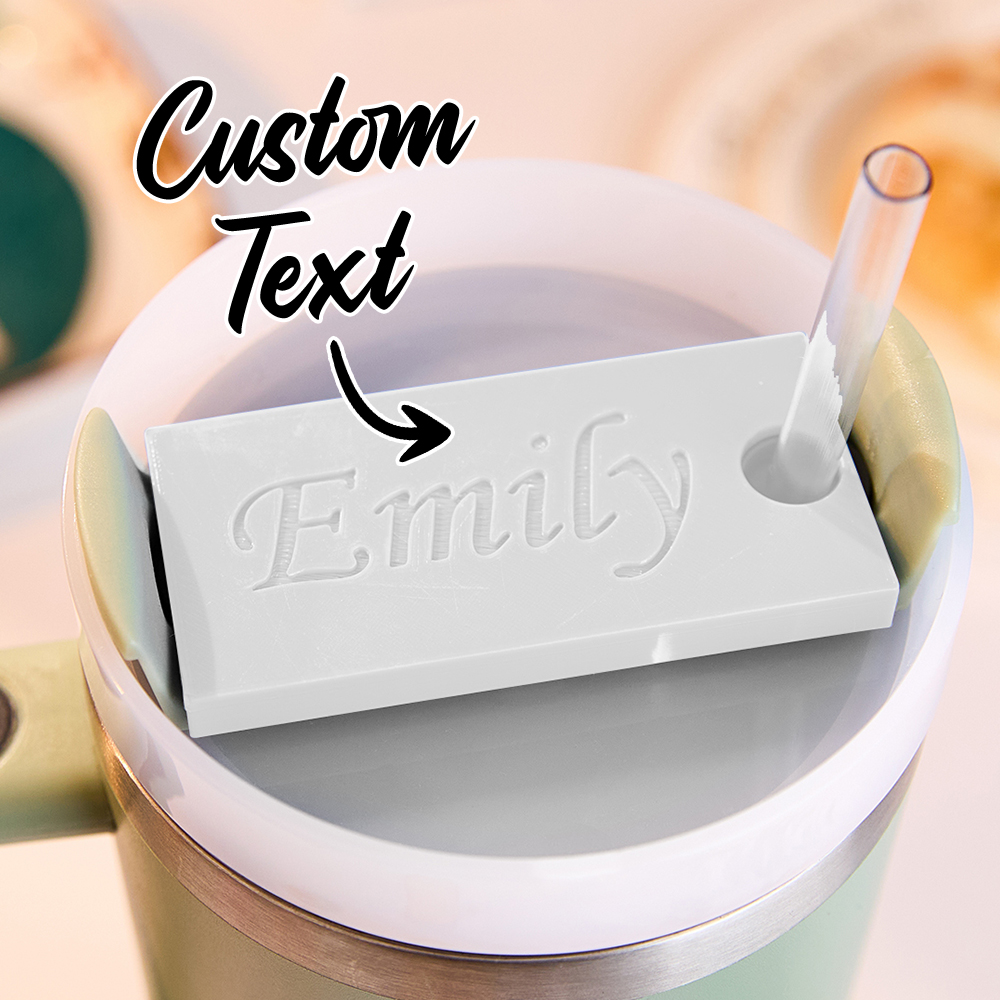 Custom 3D Printing Tumbler Name Plate Tag for 40oz Stanley Tumbler Gift for Her