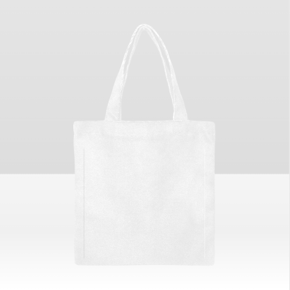 Custom Canvas Tote Bag – Personalized Reusable Shopping Bag with Front Design