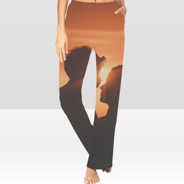 Custom Design Women’s Lounge Pants with Pockets – Personalized Homewear Bottoms