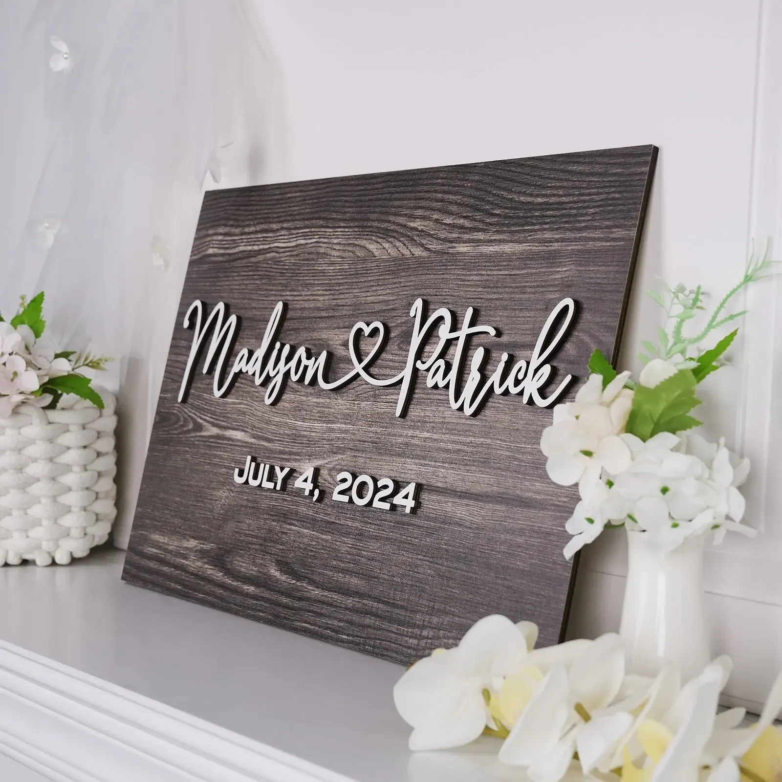 Personalized Wedding Sign Wedding Welcome Sign for Wedding Entrance