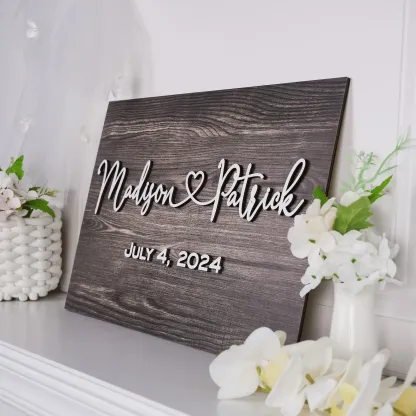 Personalized Wedding Sign Wedding Welcome Sign for Wedding Entrance