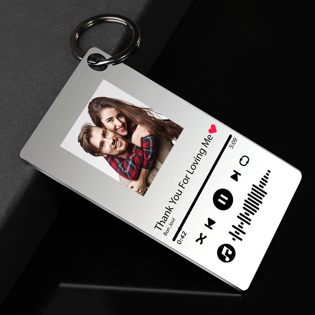 Custom Photo Scannable Music Code Music Plaque Gifts For Her/Him