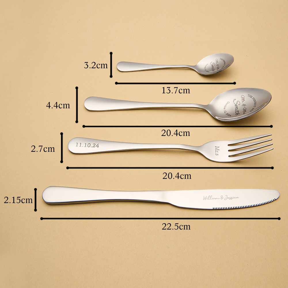 Personalized Wedding Tableware Mr & Mrs Wedding Forks Wedding Gift