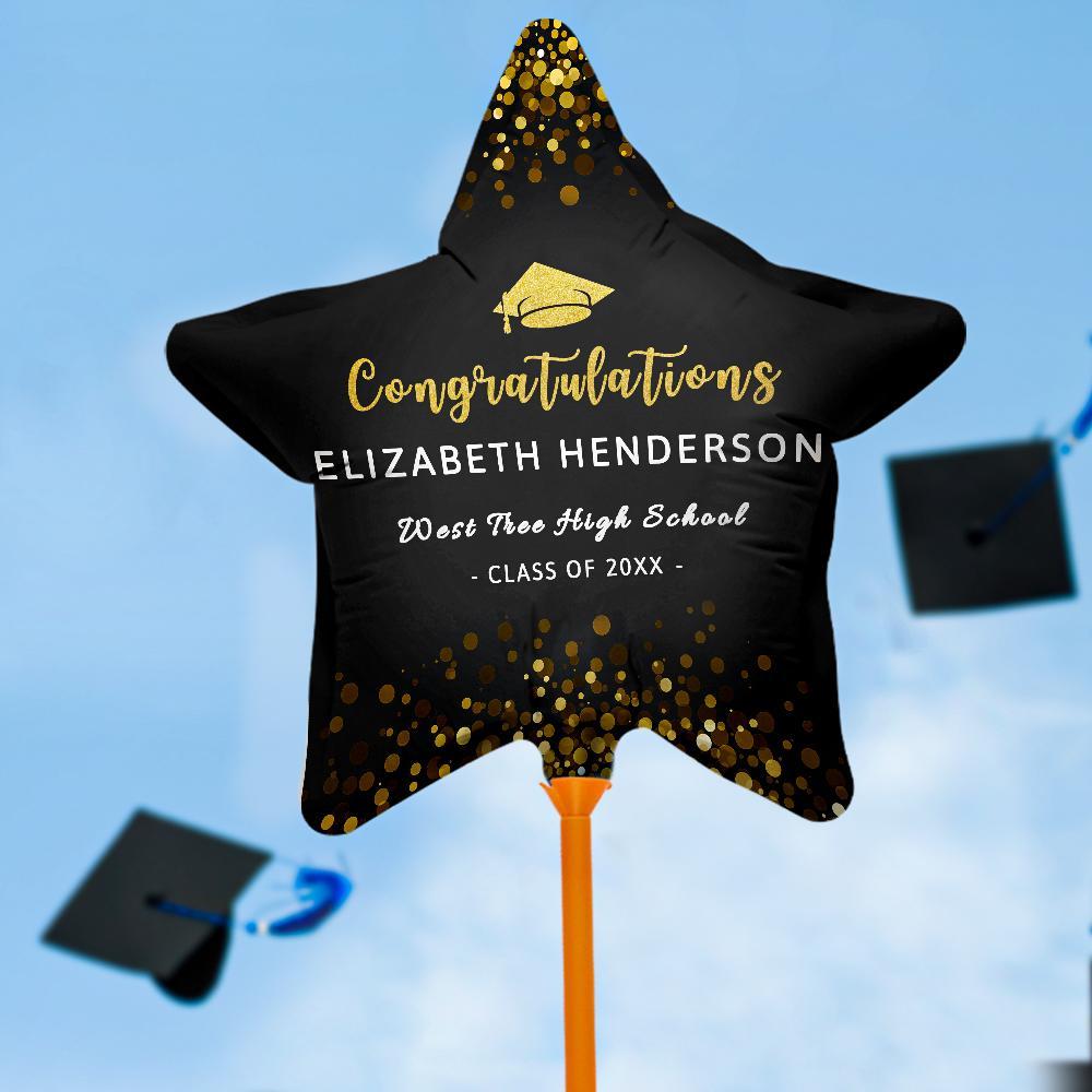 Custom Congratulations Balloons Class of 2022 Graduation Party Balloon Decoration