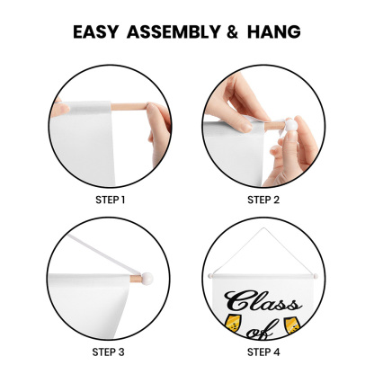 Custom Graduation Door Banner Personalized Backdrop Banner Grad Party Decorations Supplies