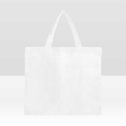 Custom Canvas Tote Bag – Personalized Reusable Shopping Bag with Front Design