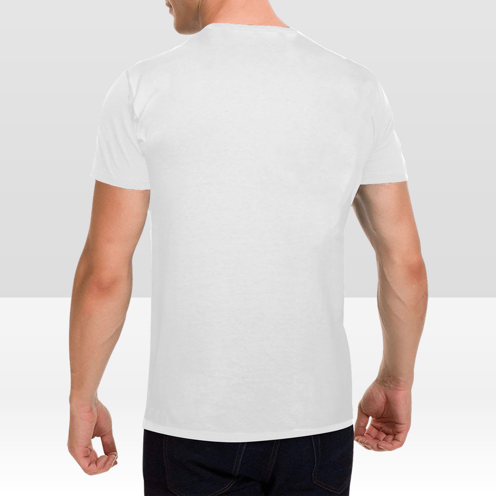 Custom One-Sided Men's T-Shirt – Personalized Front Design