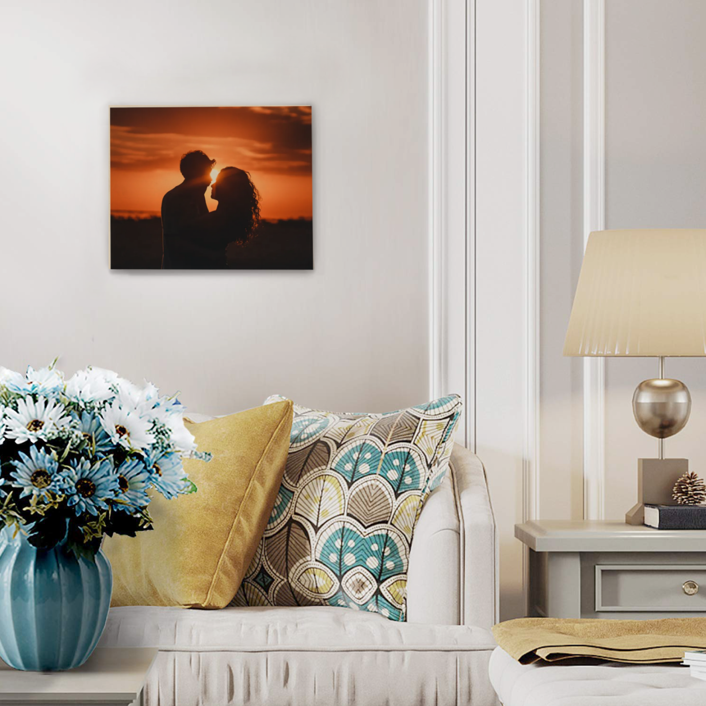 Custom Horizontal Wooden Wall Art – Personalized Solid Wood Decor