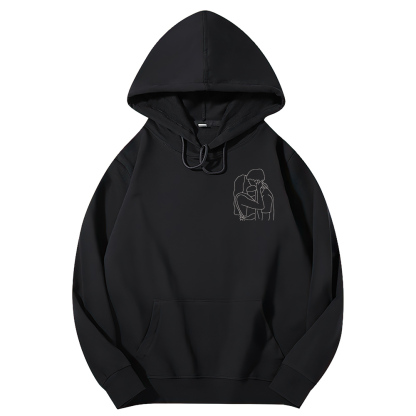 Custom Embroidered Hooded Sweatshirt