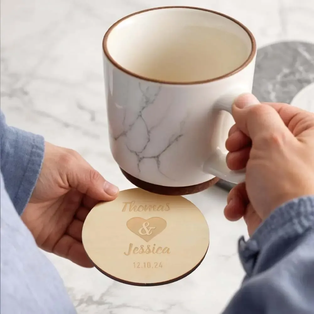 Personalized Coaster Wedding Party Favors