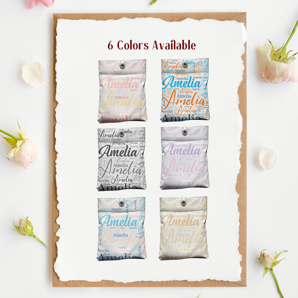 Personalized Name Book Cover with Pocket Book Cover Protector Gift for Book Lover