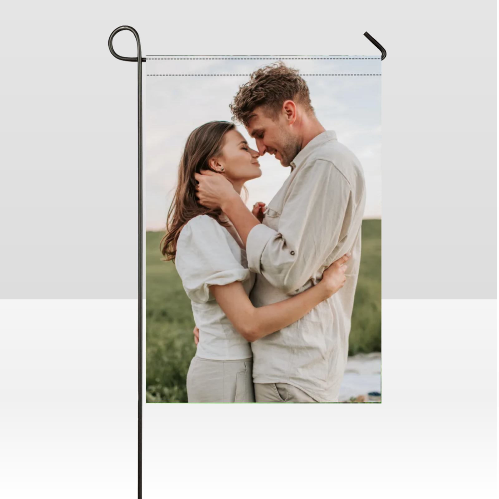 Custom Printed Garden Flag Personalized Outdoor Yard Decoration Flag Without Flagpole