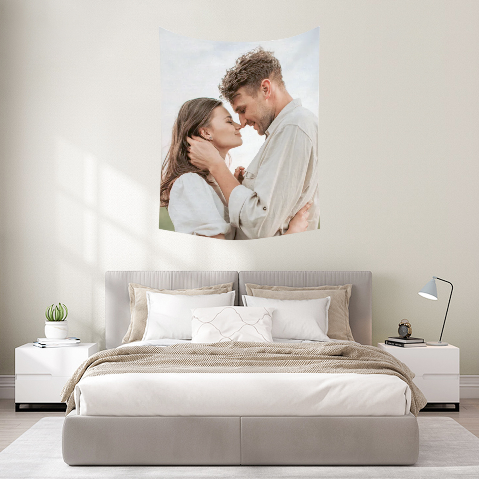 Custom Vertical Peach Skin Single-Sided Printed Throw Blanket – Soft and Personalized Cozy Gift