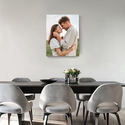 Custom Vertical Canvas Oil Painting Wall Art – Personalized Photo Print on Canvas for Thoughtful Home Decoration