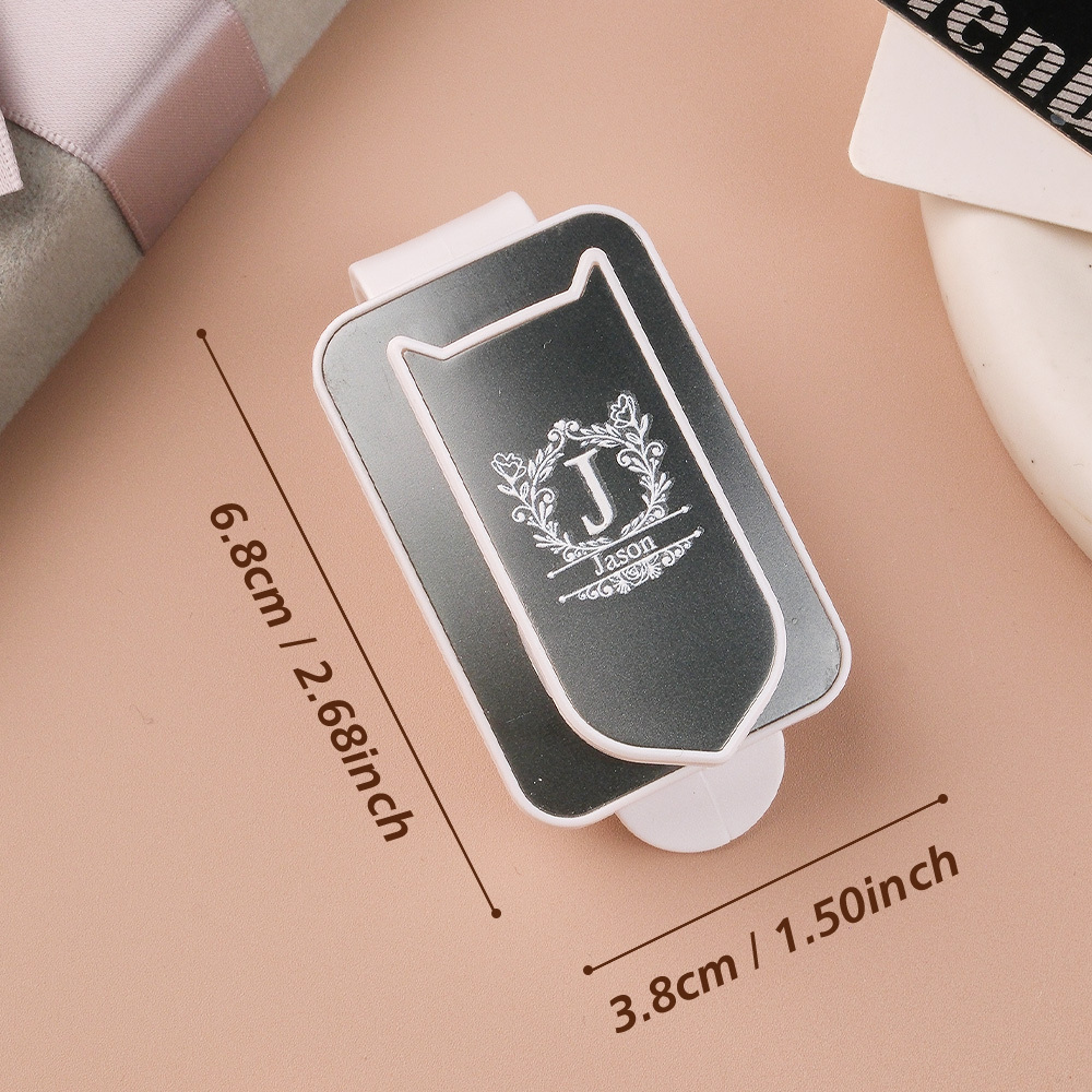 Personalized Name Car Sunglasses Holder Car Sun Visor Clip Birthday Gift for Friend Family