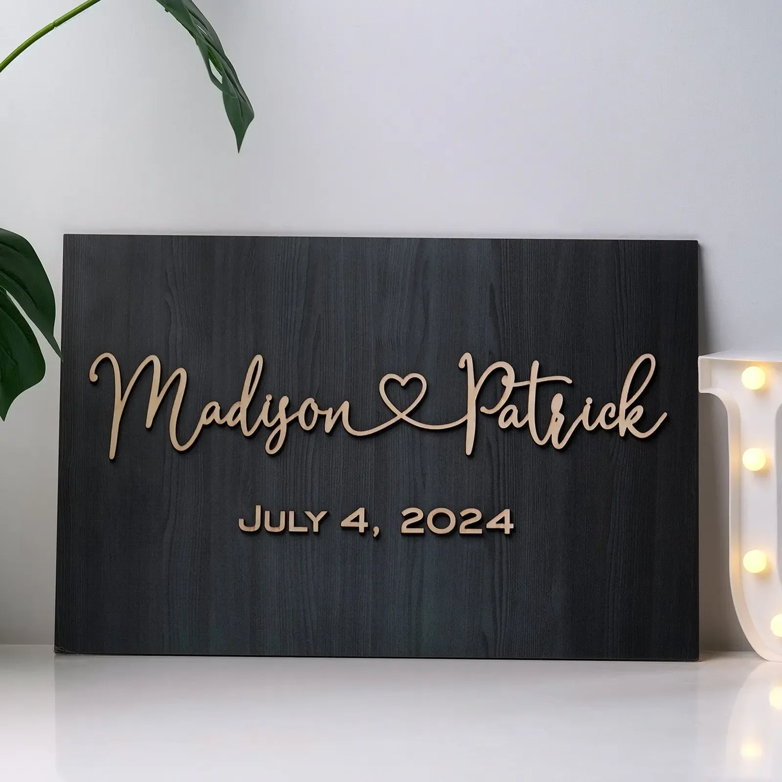 Personalized Wedding Sign Wedding Welcome Sign for Wedding Entrance