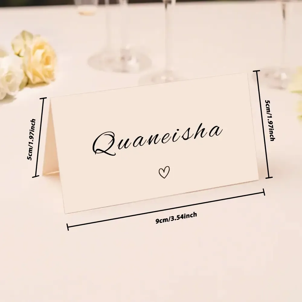 Personalized Wedding Place Names Wedding Table Place Name Cards Minimal Wedding Table Decor