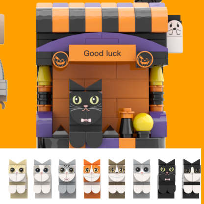 Halloween Gifts Custom Brick Figures Pen Holder Personalized Brick Figures and Pen Holder Pet Pen Holder