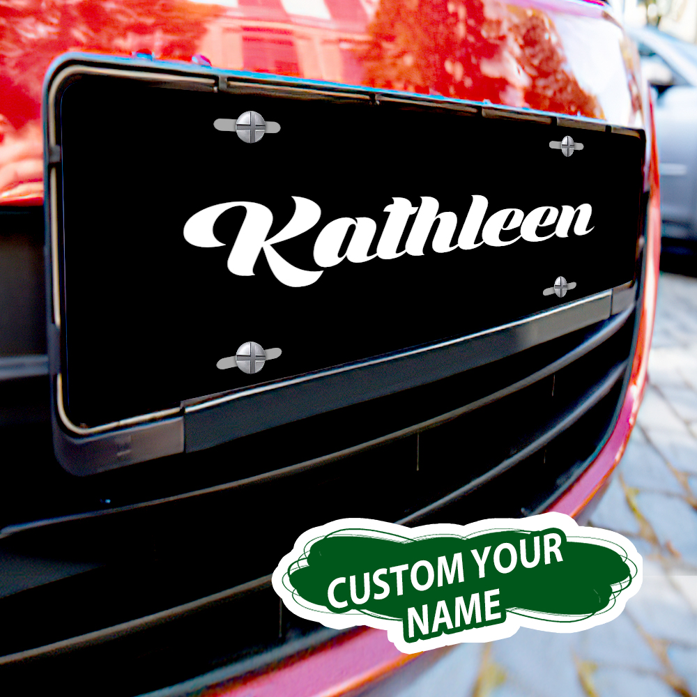 Custom License Plate Personalized Name Funny License Plate for Car