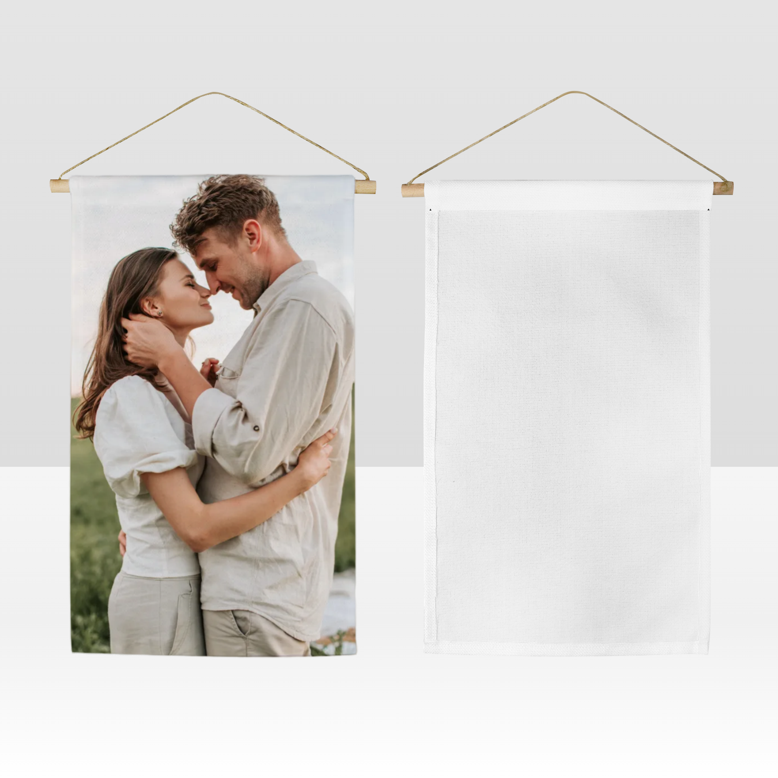 Custom Printed Linen Wall Tapestry – Personalized Hanging Canvas Home Decor