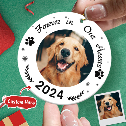 Personalized Dog Memorial Christmas Ornaments Remembrance Gift for Loss of Pet