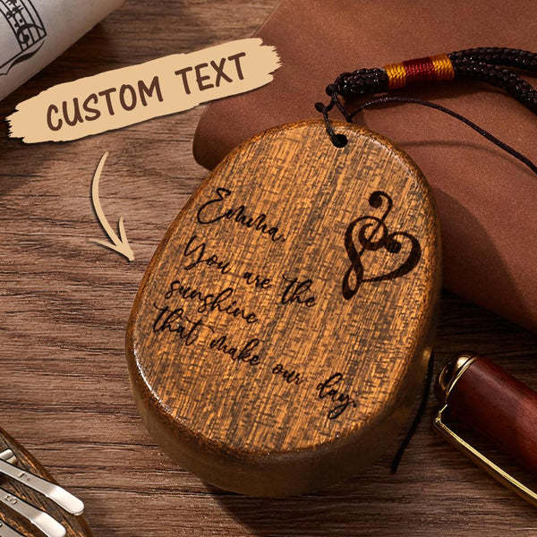 Custom Engraved Kalimba Mini Thumb Piano 8 Keys